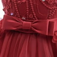 thumbnail image 5 of Girls Dresses Summer Dress Lace Wedding Skirt Princess Dress Attended The Party To Attend The Event Elegant And Sweet Summer Dress,Size 4 Years-5 Years, 5 of 8