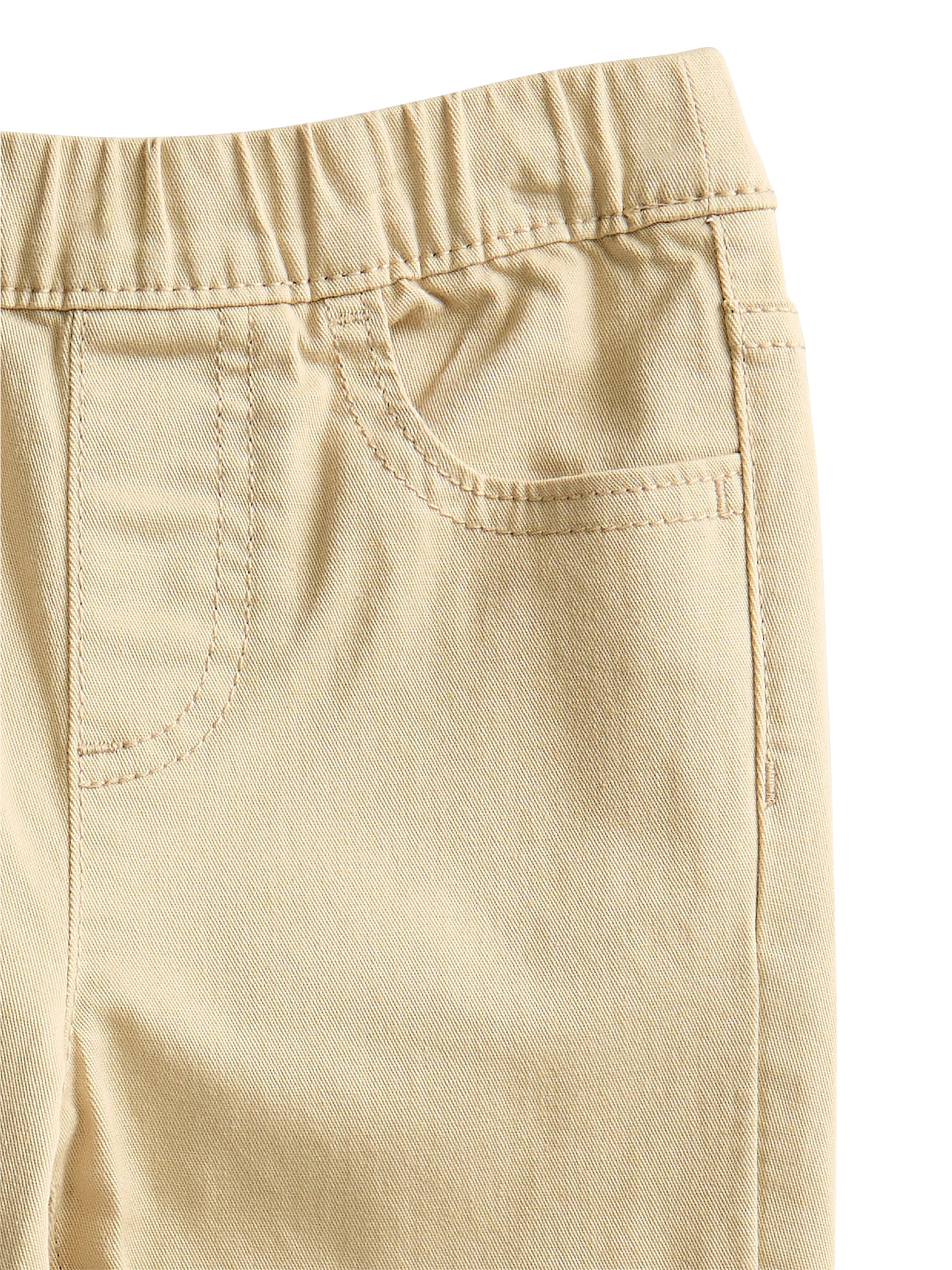 Wonder Nation Toddler Boys' Pull On Chino Pants, Sizes 12M-5T