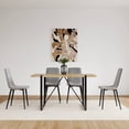 thumbnail image 5 of Dining Chairs (Set of 4), Modern Kitchen Dining Room Chairs, Upholstered Linen Cushion Seat, Sturdy Black Metal Legs (Grey), 5 of 9