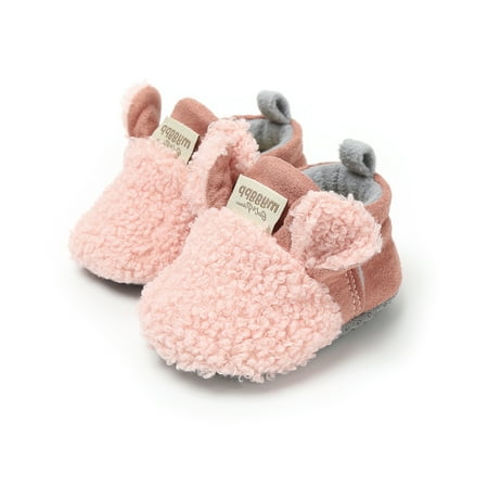 

Newborn Baby Booties Boy Girl Crib Pram Shoes Winter Soft Snow Boots Prewalker