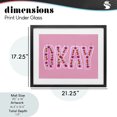 thumbnail image 4 of Stupell Industries Modern Okay Pastel Cherry Cake Black Framed Print Under Glass, 21 x 17, by Ziwei Li, 4 of 8