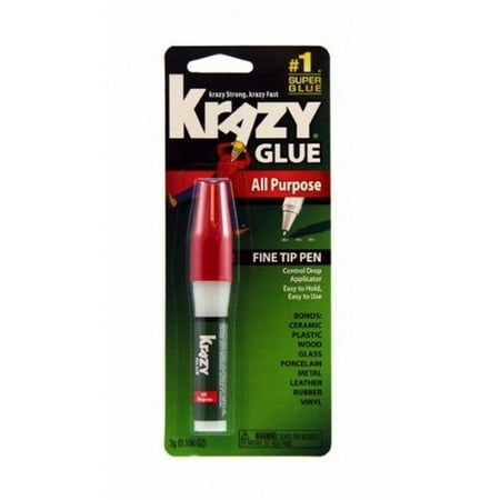 Krazy Glue KG82448R Instant Crazy Glue All Purpose Pen (Best Crazy Glue For Plastic)