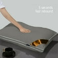 thumbnail image 6 of Feather Velvet Hotel-grade Pillow Core Soft And Supportive Down Bed Pillow Suitable for Back Side And Stomach Sleepers Made Of Skin-friendly Cotton Fabric, Gray, 6 of 7