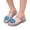 Blue A, variant on BRGZLK Beach Sandals for Girls Cute Candy Color Shell Decor Closed Toe Mary Jane Dance Sandal Lightweight Breathable Kids Shoes Pink 3-4 Years