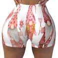 thumbnail image 2 of Goofa Gnomes valentine's day Printed Workout Shorts Women Seamless Scrunch Butt Lifting High Waisted Gym Booty Shorts Elastic Workout Shorts-Large, 2 of 8