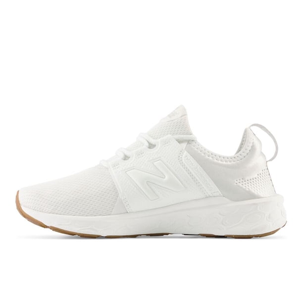 Zapatillas para correr Fresh Foam X Cruz V3 para mujer de New Balance, blancas