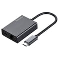 thumbnail image 1 of Adaptador de red USB C a RJ45 Snlrntin para Google TV negro, 1 of 6