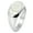 Silver, variant on Sterling Silver Good Vibes Sunflower Engraved Oval Flat Top Polished Ring