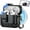 Black, variant on Compatible with AirPods Pro 2nd/1st Generation Case,Compatible with Magsafe,Magnetic Automatic Lock with Phone Stand & Cleaning Kit for iPod Pro Charging Case (USB-C/Lightning Cable)