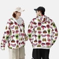 thumbnail image 5 of Picia Halloween Mouth Women's Men's UPF 50+ Sun Protection Hoodie Shirt Long Sleeve SPF Fishing Outdoor UV Hiking Lightweight Shirts-Large, 5 of 9