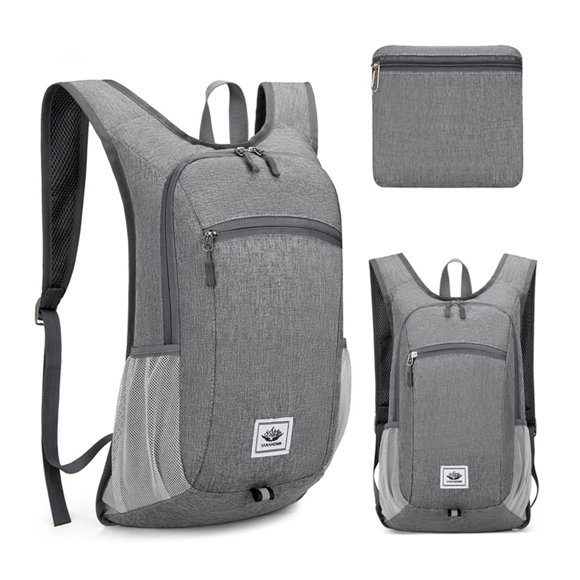 Mochila de senderismo DOJUNS ligera y plegable de 15L para viajar