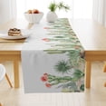 thumbnail image 2 of 1Pc Table Runner Clearance! Sunflower and Floral Pattern Table Runner Heat Insulating and Non Slip Linen Placemat for Summer, 2 of 4