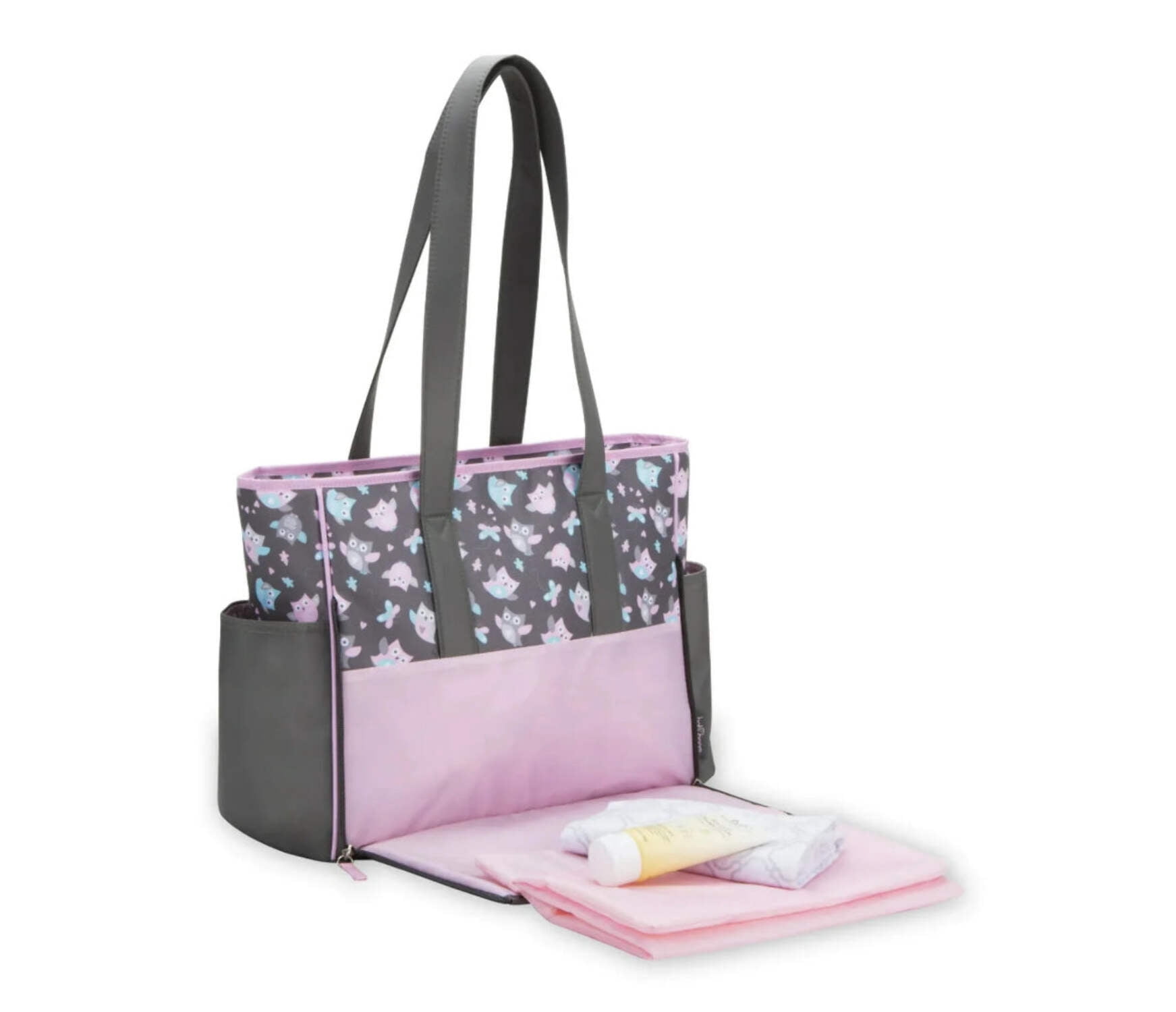 Baby Boom Owl Drop Front Tote Diaper Bag 13227