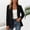 Black women's blazer a1, variant on Women's Collared Long Sleeve Button Down Blazer Fall Winter Spring Casual Open Front Blazers Loose Business Work Tops Basic Outfits, Blue XL