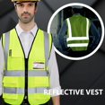 thumbnail image 4 of ZOUBAOQ Comfortable And Adjustable Polyester Safety Vest For Workers In High - Risk Environments - XL, XXL, XXXL, 4 of 8