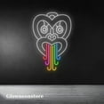 thumbnail image 2 of Glowneon Rainbow Monkey Symbol Neon Sign, Rainbow Mokey Led Sign, Handmade Rainbow Monkey Led Light, 2 of 4