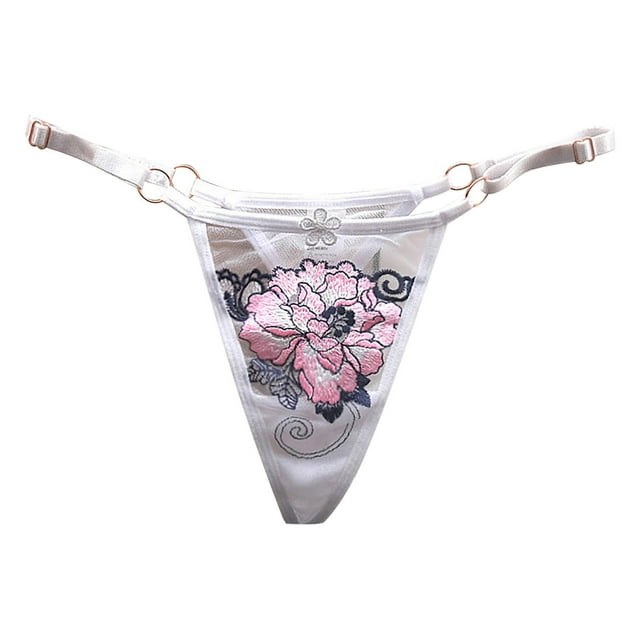 Women's Panties Product Category Optimized Seamless Low Rise See-Through Mesh Thong for Everyday Comfort and Gentle Confidence