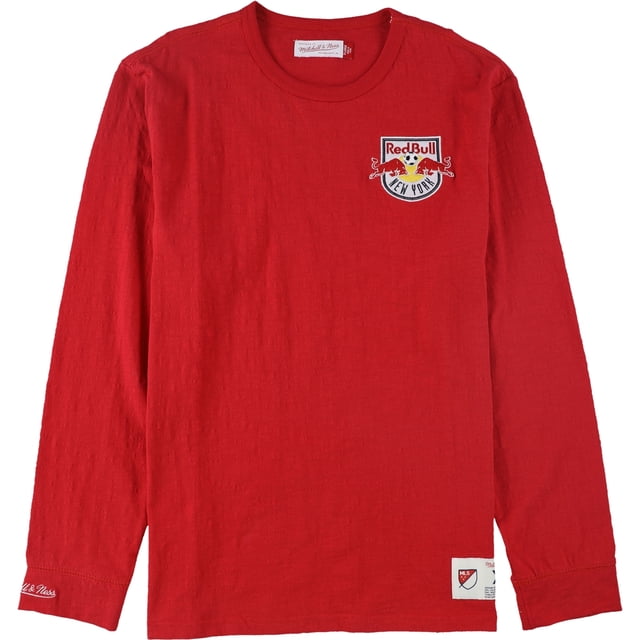 Mitchell & Ness Team Patch - Camiseta adornada para hombre, color rojo, XXL