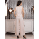 thumbnail image 3 of Conjunto 2 Piezas Casual Chic, Blusa Sin Mangas Minimalista y Pantalón Holgado a Rayas para Mujer, 3 of 5