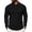 Black, variant on Men's Casual Soft Lightweight Golf Knit Sweater Long Sleeve Button Down Pullover Tops For Fall Winter Black XXL
