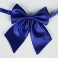 thumbnail image 1 of Elegant Solid Color Polyester Silk Bow Tie for Students Attachees and Flight Attendants Functional Accessory for Everyday Wear, 1 of 3