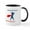 White/Black Inside, variant on CafePress - CASA Hero Justice Mug - 11 oz Ceramic Mug - Novelty Coffee Tea Cup