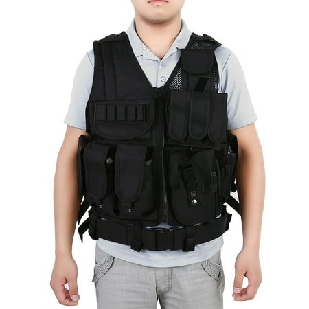 Lv. life Military Guard Vest Plate Carrier Bullet Holster Assault Combat Preotective Gear, Plate Carrier,Military (Best Bullet Proof Vest For The Money)