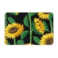 thumbnail image 1 of Balery Sunflower 1 Felpudo de franela, resistente a las manchas y a la decoloración, para uso interior y exterior, fácil de limpiar, 40 x 60 cm, 1 of 7