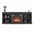 thumbnail image 4 of Baileywick TV Console with Electric Fireplace for TVs up to 75", Black Oak, 4 of 9