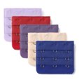 thumbnail image 1 of INSPIRE CHIC Women's 3 Hook 3 Row Bra Strap Extenders Buckle Hooks, 1 of 5