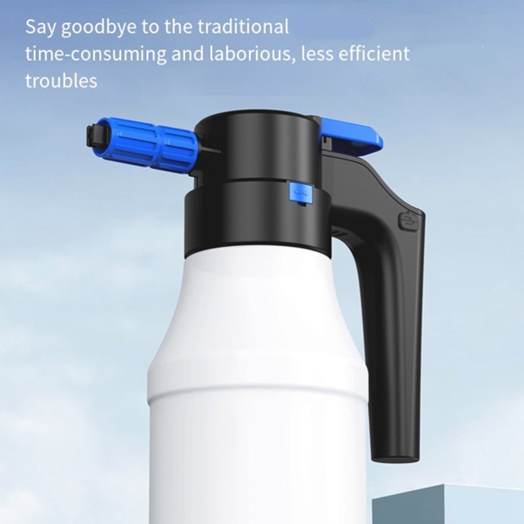 Electric Car Foam Sprayer 1.5L Handheld Foamer Rechargeable Battery Powered Foam Cannons for Home Car Washing