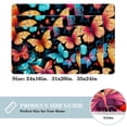 thumbnail image 2 of Butterfly Area Rugs: Polyester Non-Slip Kitchen Mat Office Rug - Machine Washable, 2 of 6