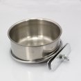 thumbnail image 3 of Bird Bowl Creative Stainless Steel Hanging Bird Feeding Cup Parrot Water Bowl, 3 of 8