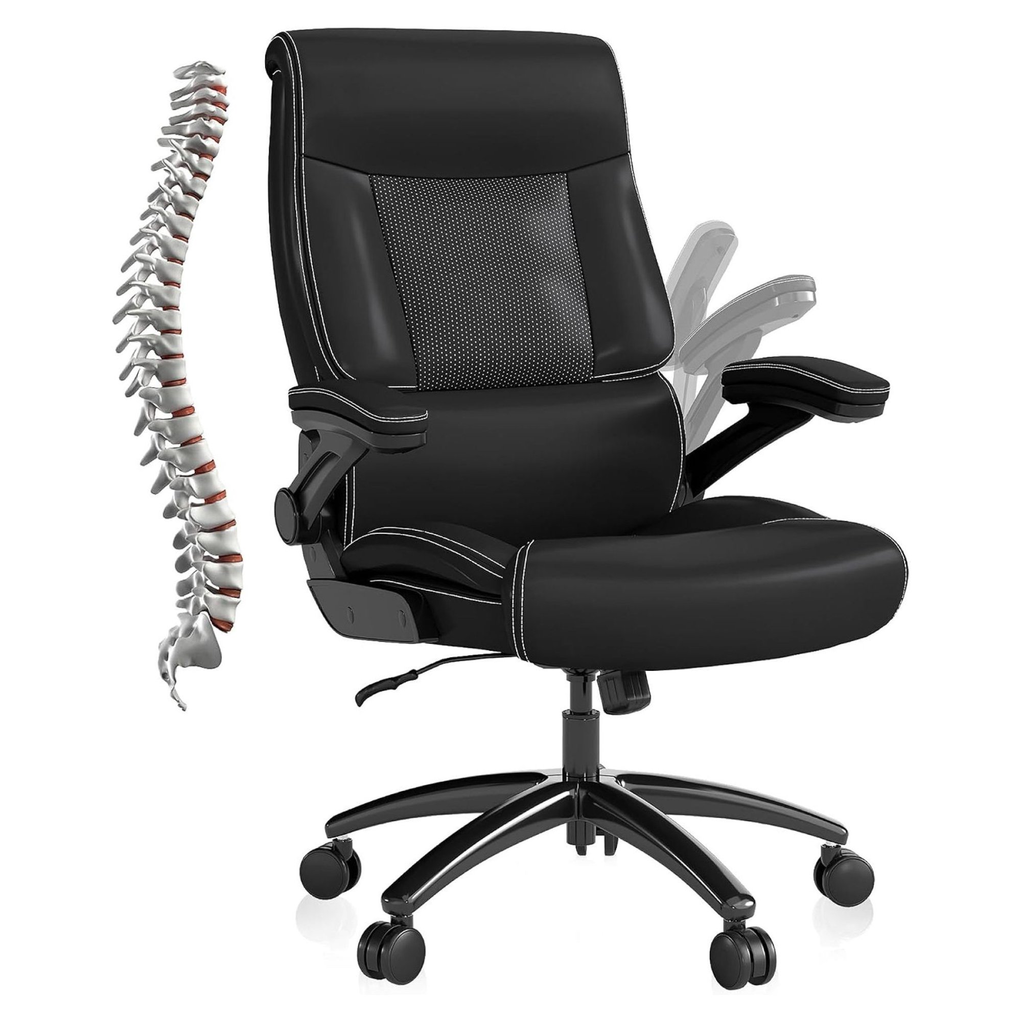 500lbs leather ergonomic big and product