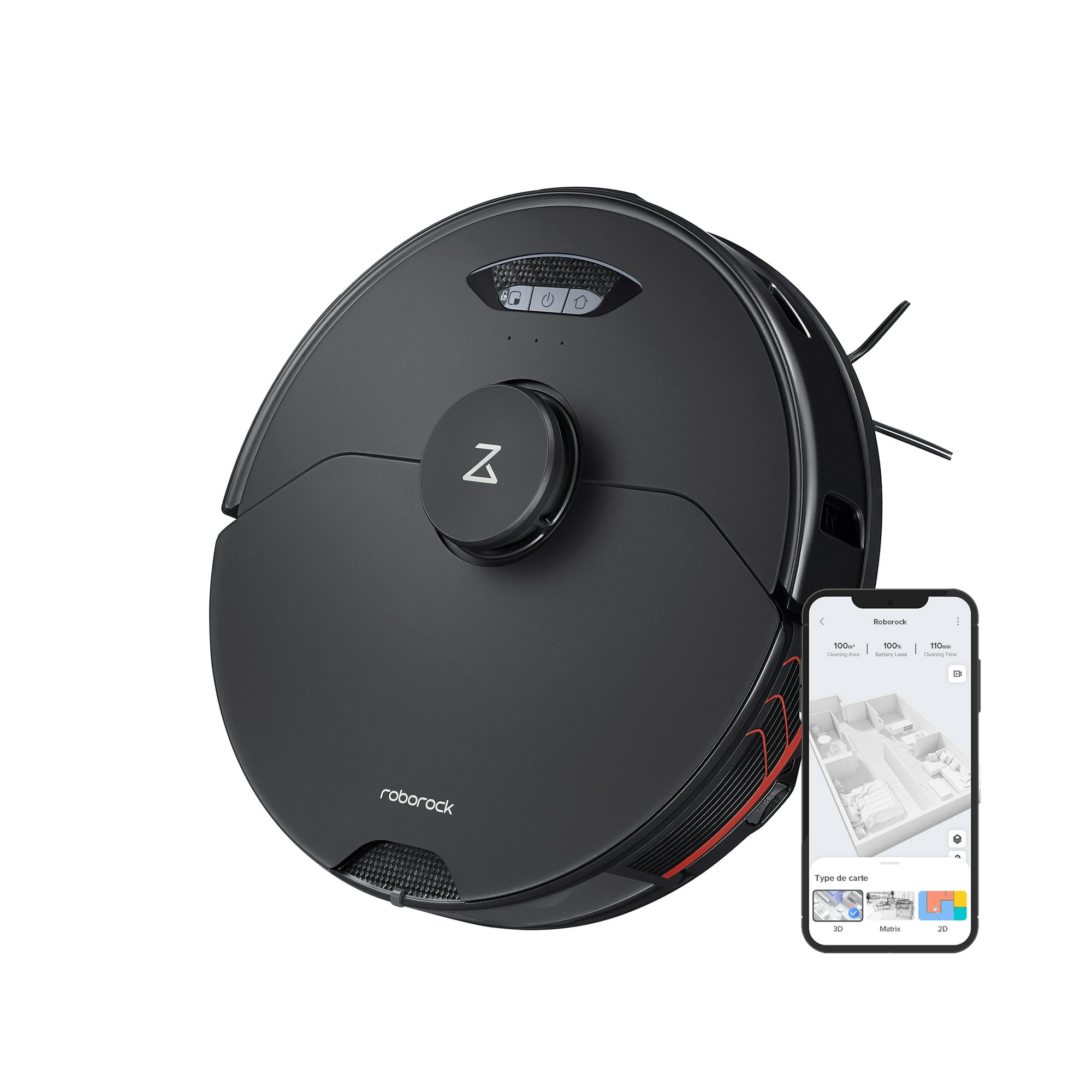Roborock® S7MaxV Robot Vacuum Cleaner and Sonic Mop with Reactive AI 2.