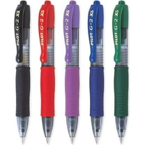 Pilot G2-XS7 Pixie - Mini Rollerball Pens - 0.7mm Nib - Pack of 5 - Black, Blue, Violet, Red, Green