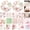 Floral color, variant on 126 Pcs Pink Charm Packs Cotton Floral Patchwork 5x5 Inch for Sewing DIY Patchwork for Sewing Quilting Crafting Home Party Craft Fabrics