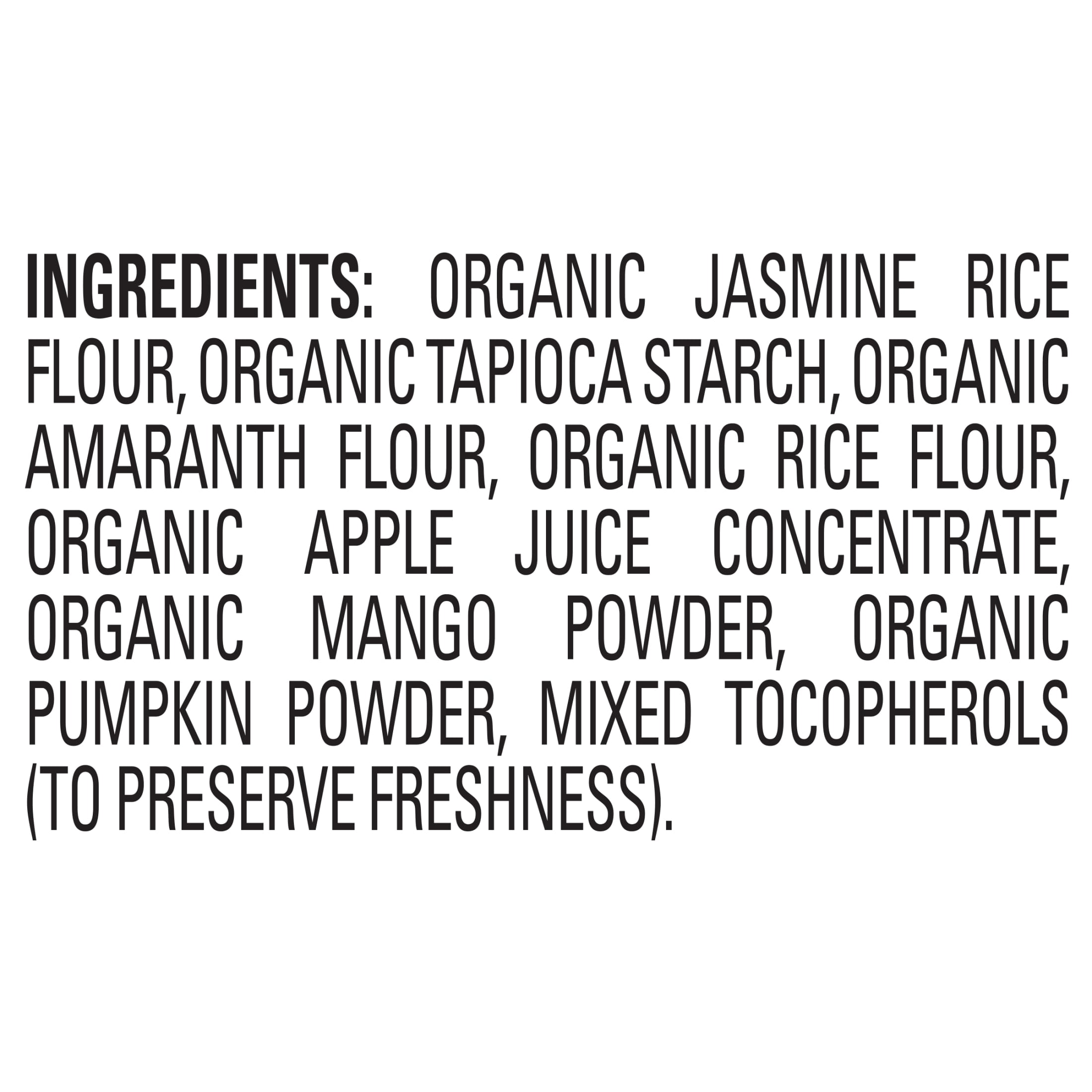 Happy Baby Organics Teether Crackers, Mango & Pumpkin Organic Gluten Free Teething Snack, Box of 12-2packs (24 wafers)