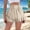 Beige, variant on HAIJIE Womens Summer Swim Shorts Casual Shorts Drawstring Womens Board Shorts for Women Girls Summer 2026 Beach Vacation Clothes Spring Short