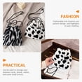thumbnail image 3 of Shisuyan Cow Pattern Crossbody Bag Plush Shoulder Bag Drawstring Crossbody Purse for Women, 3 of 8