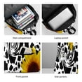 thumbnail image 2 of Sunflower cow print Backpack for Women 16.9 inch Travel Casual Laptop Backpack Lightweight Waterproof Hiking Daypack, 2 of 7