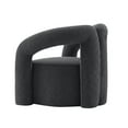 thumbnail image 7 of Manhattan Comfort Darian Boucle Accent Chair from Solid Wood in Black (Set of 2), 7 of 7