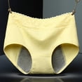 thumbnail image 2 of Big Girl's Cotton Menstrual Period Panties Teens Breathable Leak-Proof Briefs Women Postpartum Underwear, 2 of 3