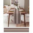 thumbnail image 3 of nqOlkjepod Brown Ombre Table Runner 36 Inches Long Farmhouse Dress Scarves, Grey Modern Abstract Art Dining Tablerunner for Coffee Table/Kitchen Island/Party Décor, Small 13" x 36", 3 of 8