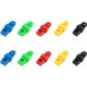 thumbnail image 1 of Juego de 10 abrazaderas para lona, ​​clips/fijación/tensor elástico para lona, ​​mango de bloqueo resistente y ajustable para lona y tela de sombra (10 unidades) negro, amarillo, verde, azul, rojo, 1 of 5
