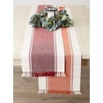 thumbnail image 3 of DII Ribbed Dobby Stripe 13x72"Table Runner, 3 of 5