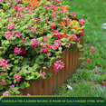 thumbnail image 4 of 6 Inch X 20 FT Lawn Edging Borders,Corrugated Galvanized Garden Edging Border,Landscape Edging for Vegetables Raised Bed, 4 of 7