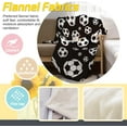 thumbnail image 2 of Soccer Blanket Soccer Gifts for Boys Girls Warm Cozy Flannel Soccer Throw Blanket for Kids Adults Soccer Lovers for Couch Bed 50"x40", 2 of 6