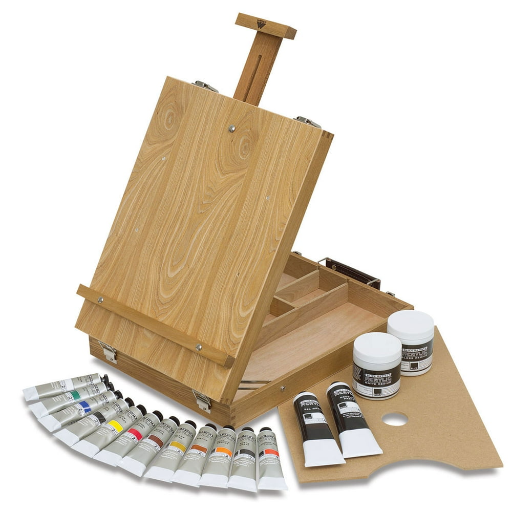 Blick Artists' Acrylic Set Easel Set, Natural