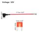 thumbnail image 3 of Ofertas únicas Juego de 10 minifusibles universales de 32 V, kit de fusibles de grifo con fusibles estilo cuchilla de 10 A para automóviles y barcos, 3 of 8